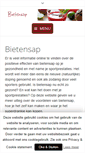 Mobile Screenshot of bietensap.info